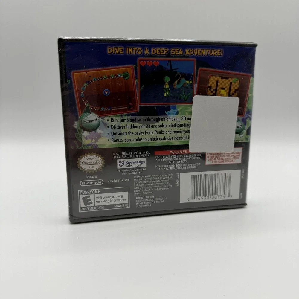 SEALED JumpStart Deep Sea Escape Nintendo DS Game E Knowledge Adventure NTSC-U/C
